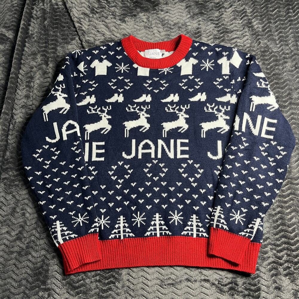 JANE Christmas sweater Unisex Size Medium